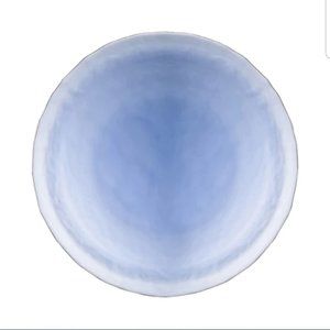 RARE NWOT JULISKA CARINE BLUE BEACH GLASS DESSERT SALAD ACCENT BREAD APP PLATE